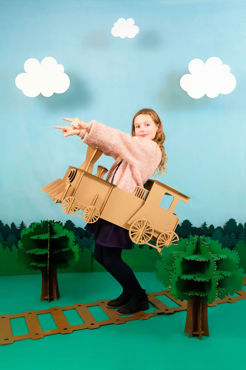 Déguisement licorne carton recyclé 🦄 - Enfant - À décorer soi-même –  Tonton Carton